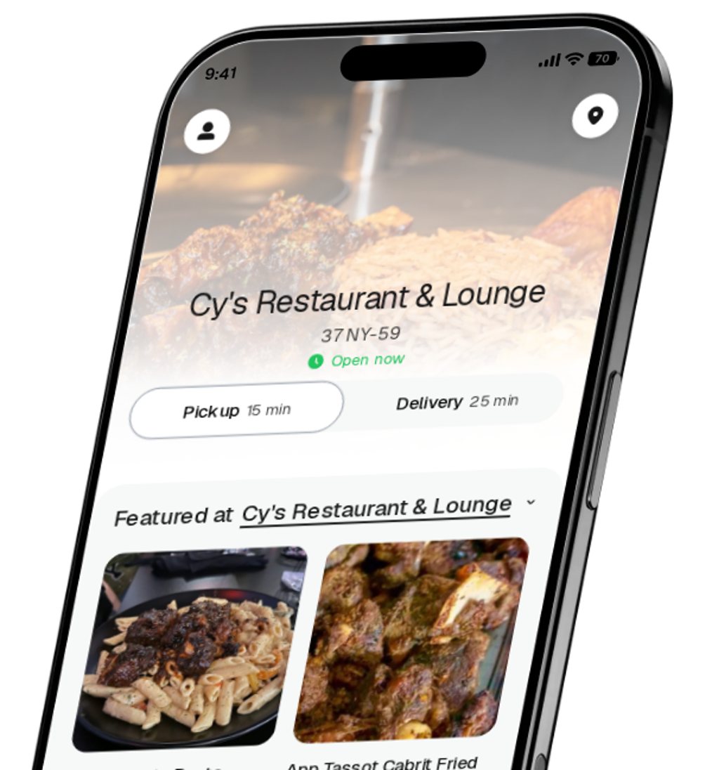 Cy's Restaurant & Lounge app preview