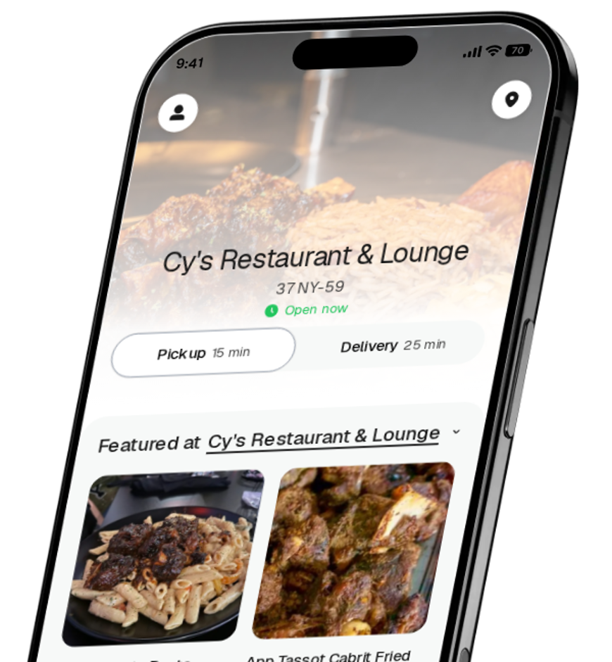 Cy's Restaurant & Lounge app preview